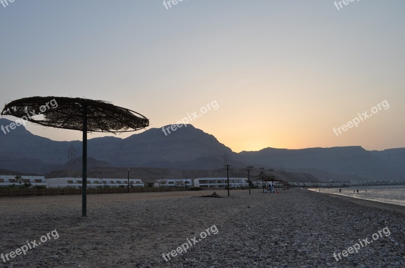 Umbrella Sea Sand Beach Ocean