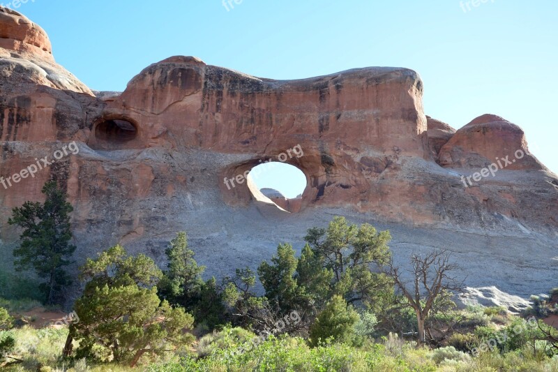 Tunnel Arch Arches National Park Utah Nature Free Photos