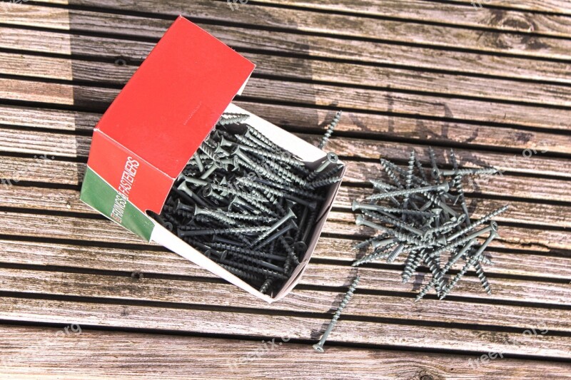 Screw Wooden Decking Fix Repair Box