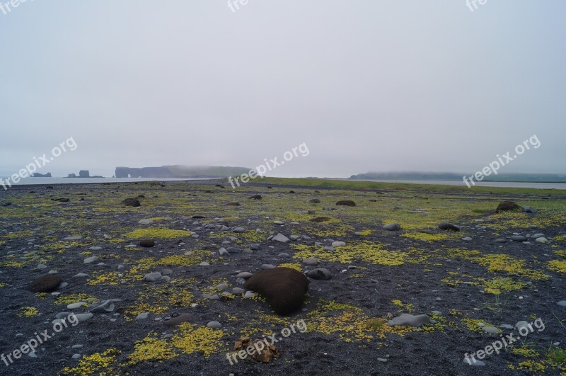 Iceland Landscape Black Beach The Coast Free Photos