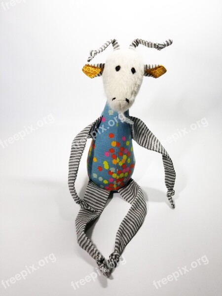 Goat Handmade Alpaca Face Children's Toys Sustainable Toys For Kids