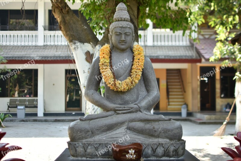 Java Religion Temple Statue Mojokerto