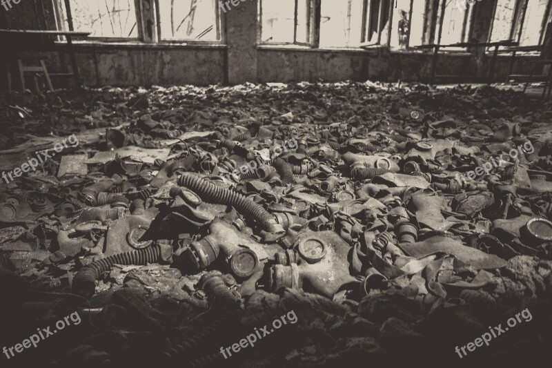 Mask Chernobyl Explosion Pripyat Ukraine