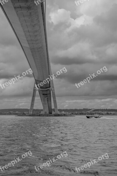 Bridge Normandy Bridge Normandy France Architecture