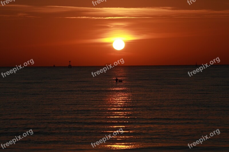 Summer Sun Sunrise Sunset Thailand