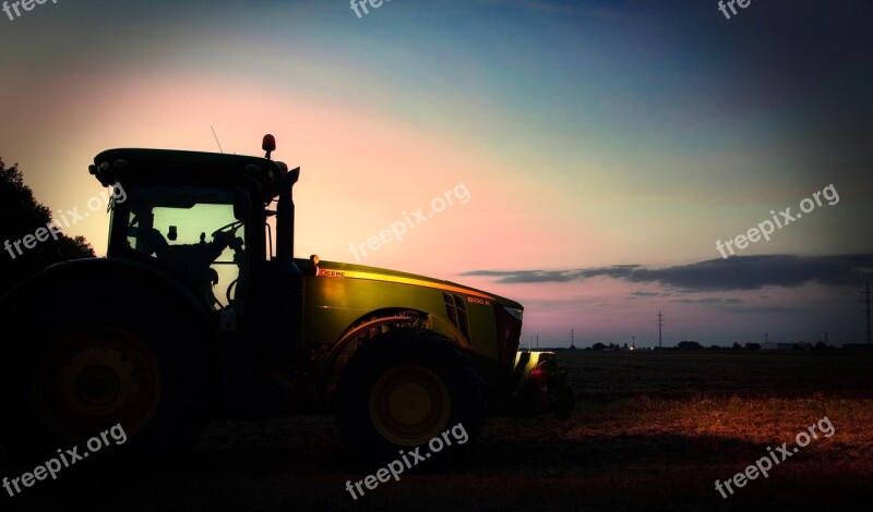 Tractor John Deere Agriculture Nature Machine