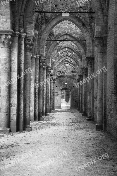 Church Ruin Architecture Old Middle Ages