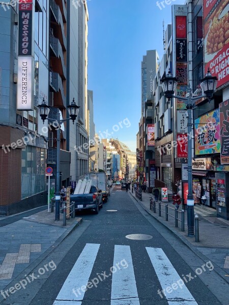 Architecture Buildings City Dusk Japan