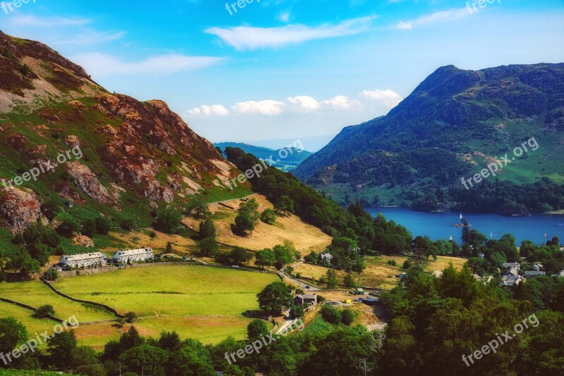 Lake District Ullswater Lake Free Photos