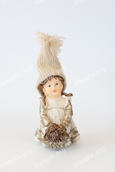 Deco Christmas Decoration Girl Christmas Time