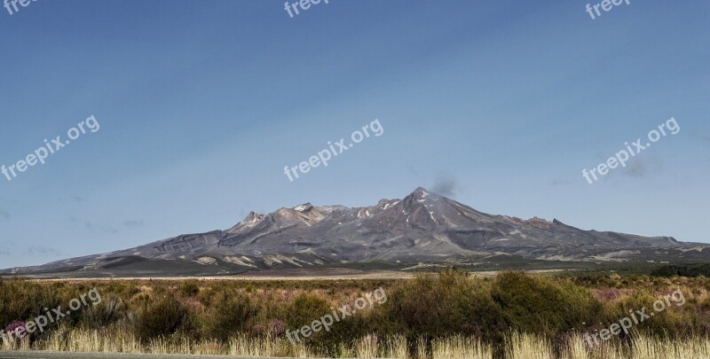 Mountains Nz North Island Nz Landscape