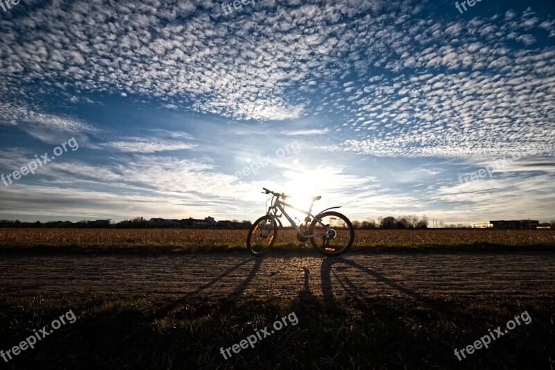 Nature Sun Clouds Blue Landscape