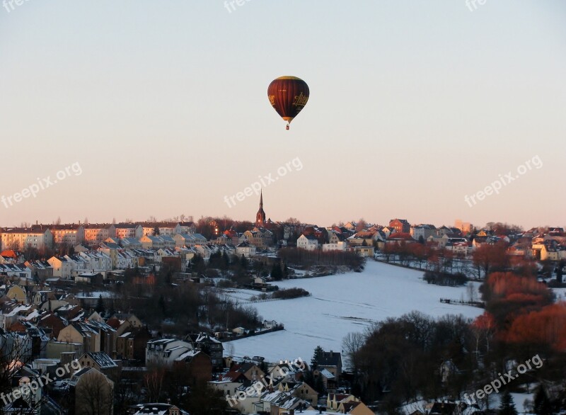 Hot Air Balloon Evening Sunset Ballooning Free Photos