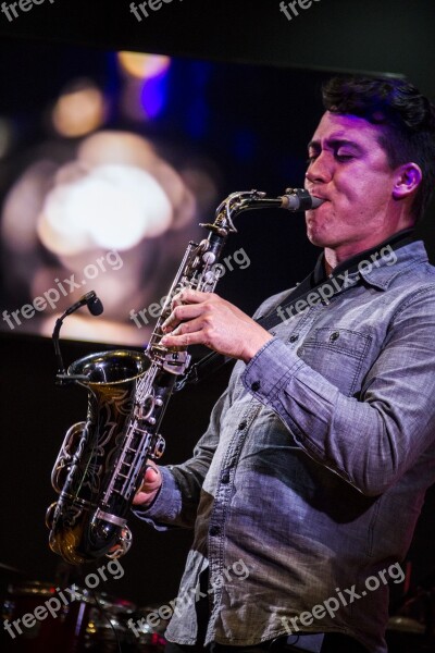 Music Saxophone Jazz Instrument Musician