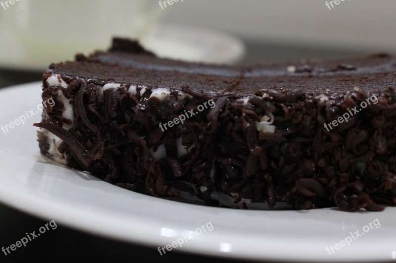 Brownies Chocolate Cake Food Dessert