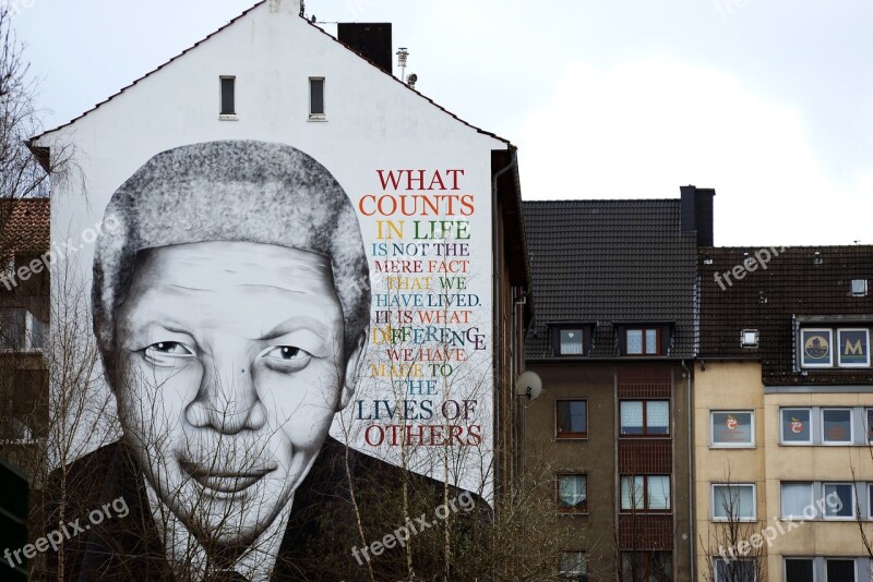 Street Art Dortmund Mandela Nelson Urbanart