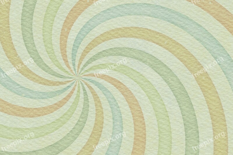 Paper Swirl Print Vintage Decorative