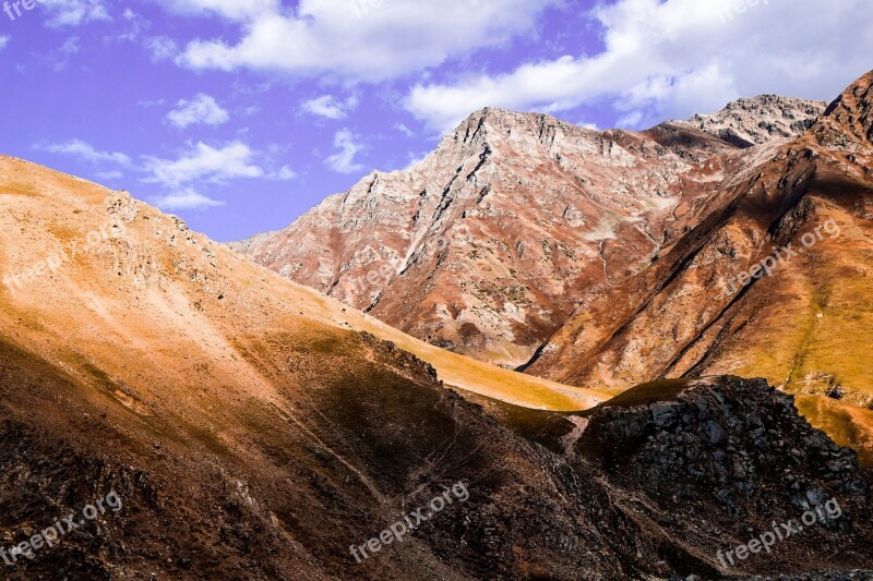 Sky Mountains Clouds Adventure Mood