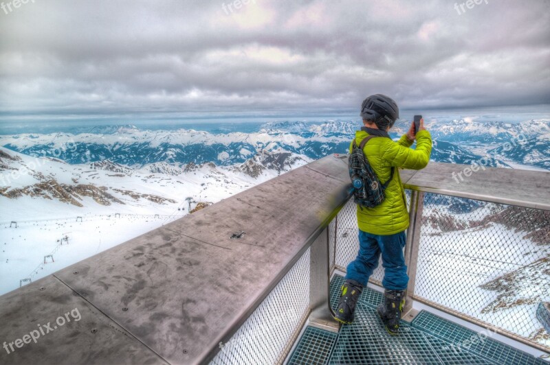 Ski Skiing Snow Winter Mountains