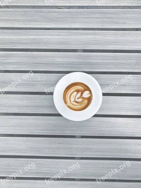 Coffee Coffee Table Morning Cappuccino Table