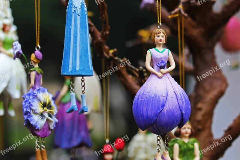 Elf Crocus Fairy Florencia Flower Elf Deco