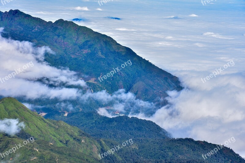 Clouds Sunrise Sky Landscape Horizon