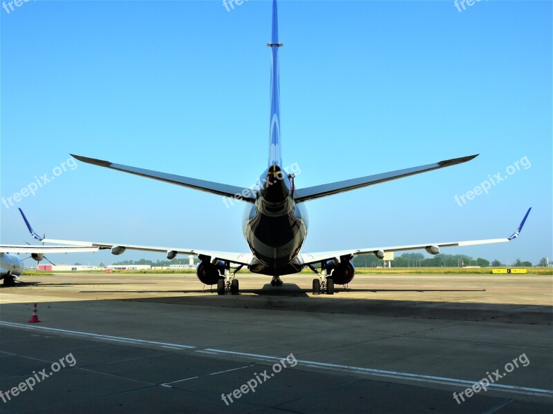 Embraer Emb 195 E-jet Aircraft Sky