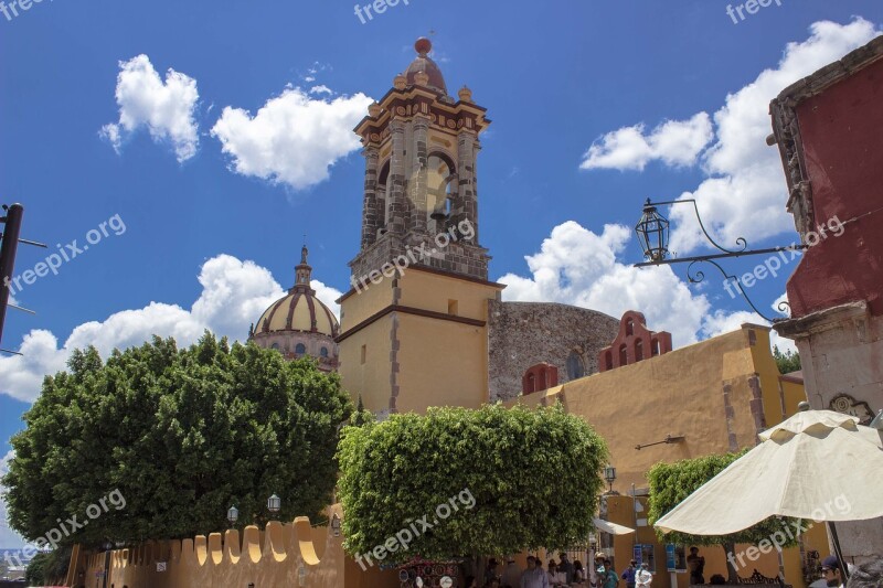 Mexico Colonial City Architecture Church Cathedral