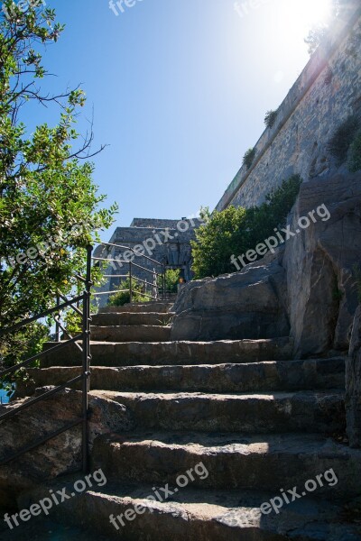 Stairs Building Wall Staircase Gradually