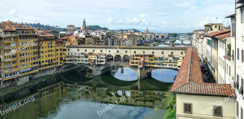 Ponte Vecchio Arno River Florence Firenze Italy