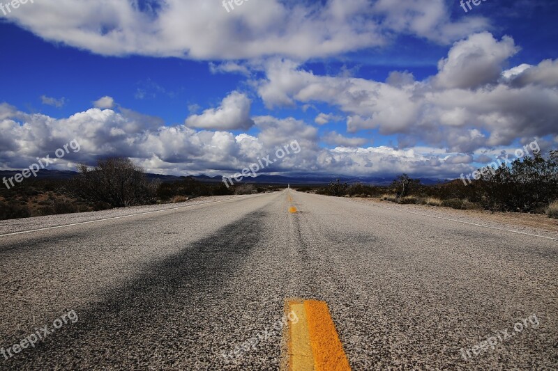 Road Sky Cloud Landscape Nature