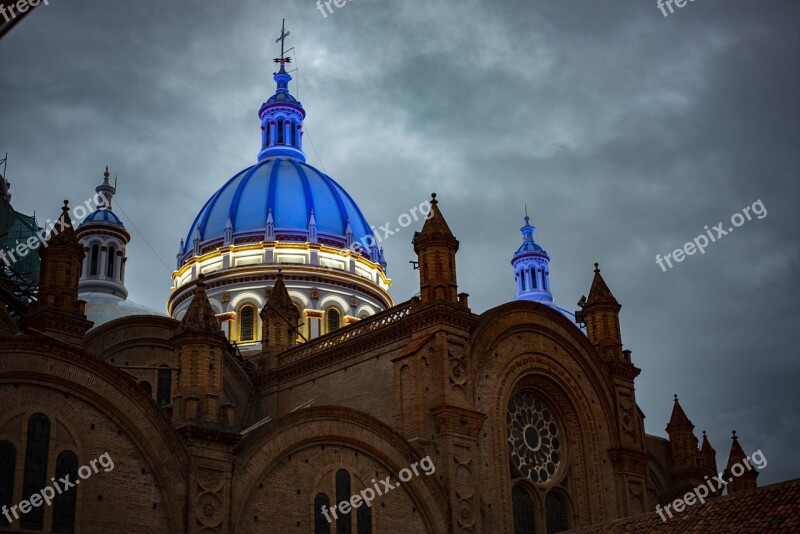 Cathedral Of Cuenca Ecuador Architecture City Dome