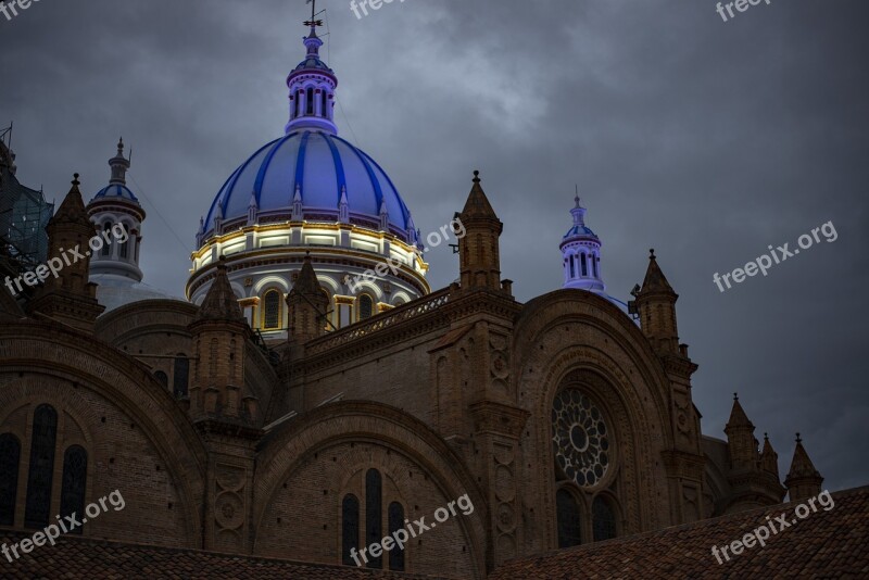 Cathedral Of Cuenca Ecuador Architecture City Dome