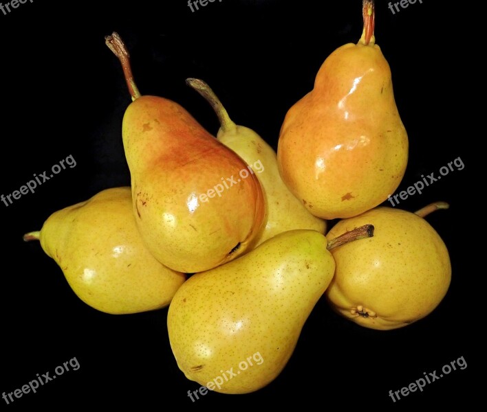 Fruit Pears Ripe Healthy Food