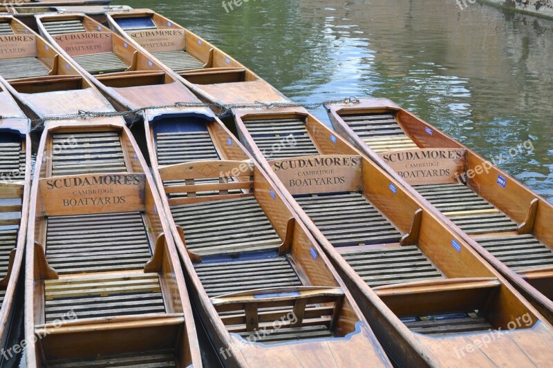 Gondolier Boats Canal Free Photos