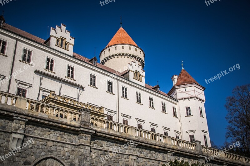 Castle History Architecture Towers Czech Republic