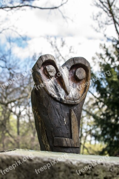 Owl Plastic Art Sculpture Statue