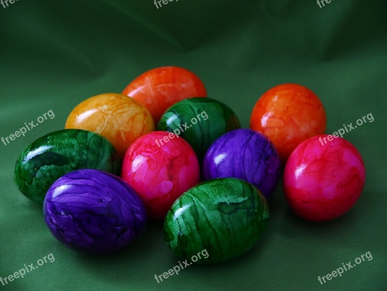 Easter Easter Eggs Colored Egg Colorful