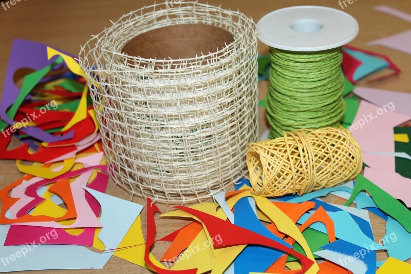 Twine Tangle Rolled Up Creative Play Shredded Paper