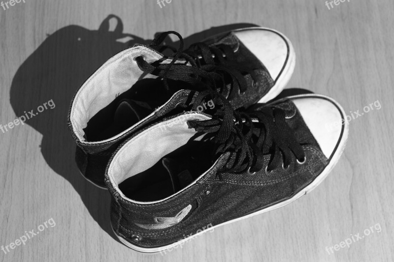 Shoes Used Worn Cloth Shoes Converse