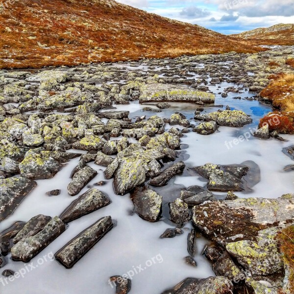 Ice Mountain Snow Landscape Cold