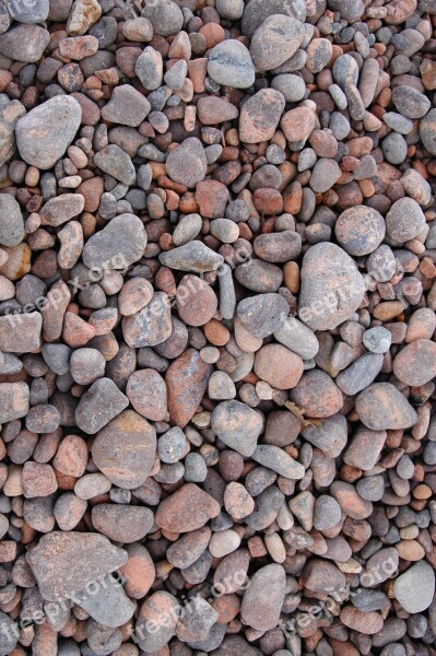 Pebbles Beach Pebble Stones Ocean