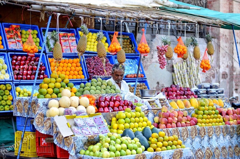 India Shop Seller Man Shopping