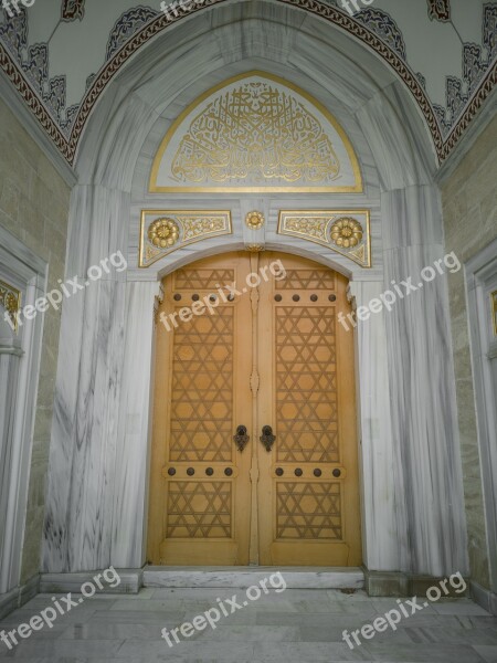 Door Detail Cami Islam Old