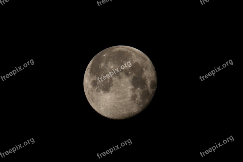 Blue Moon Pahrump Moon Southwest Night Sky