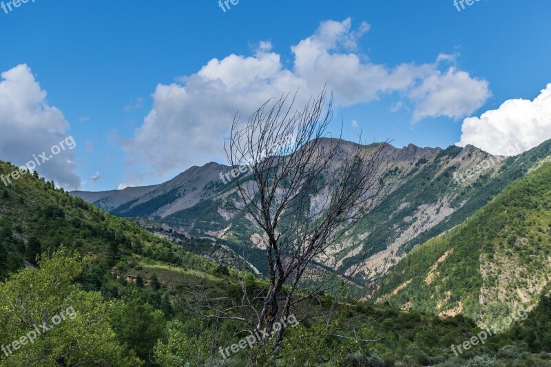 Mountain Hills Basin Alpine Alps