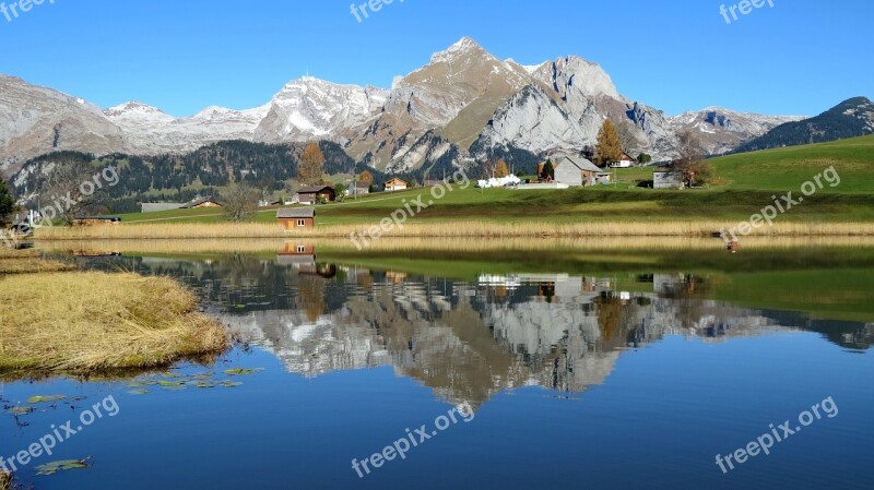 Landscape Nature Switzerland Toggenburg Mountains