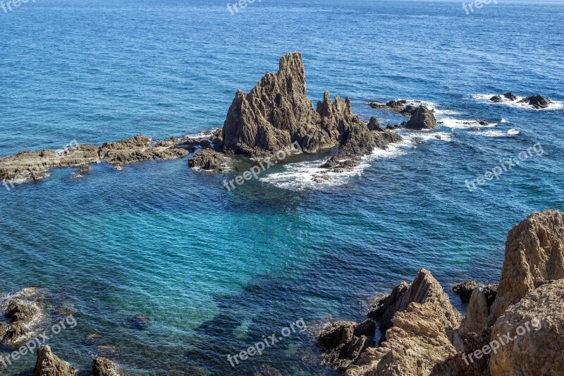 Landscape Sea Reef Beach Marina