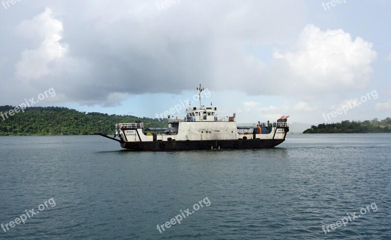 Boat Sea Bay Vessel Island