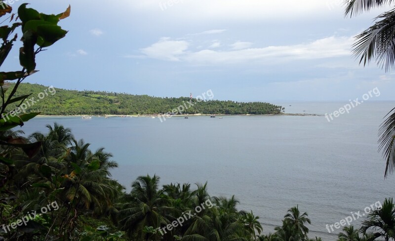 Island Sea View Scenic Light House